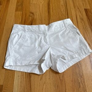 J. Crew White Chino Short's Women's Size 8